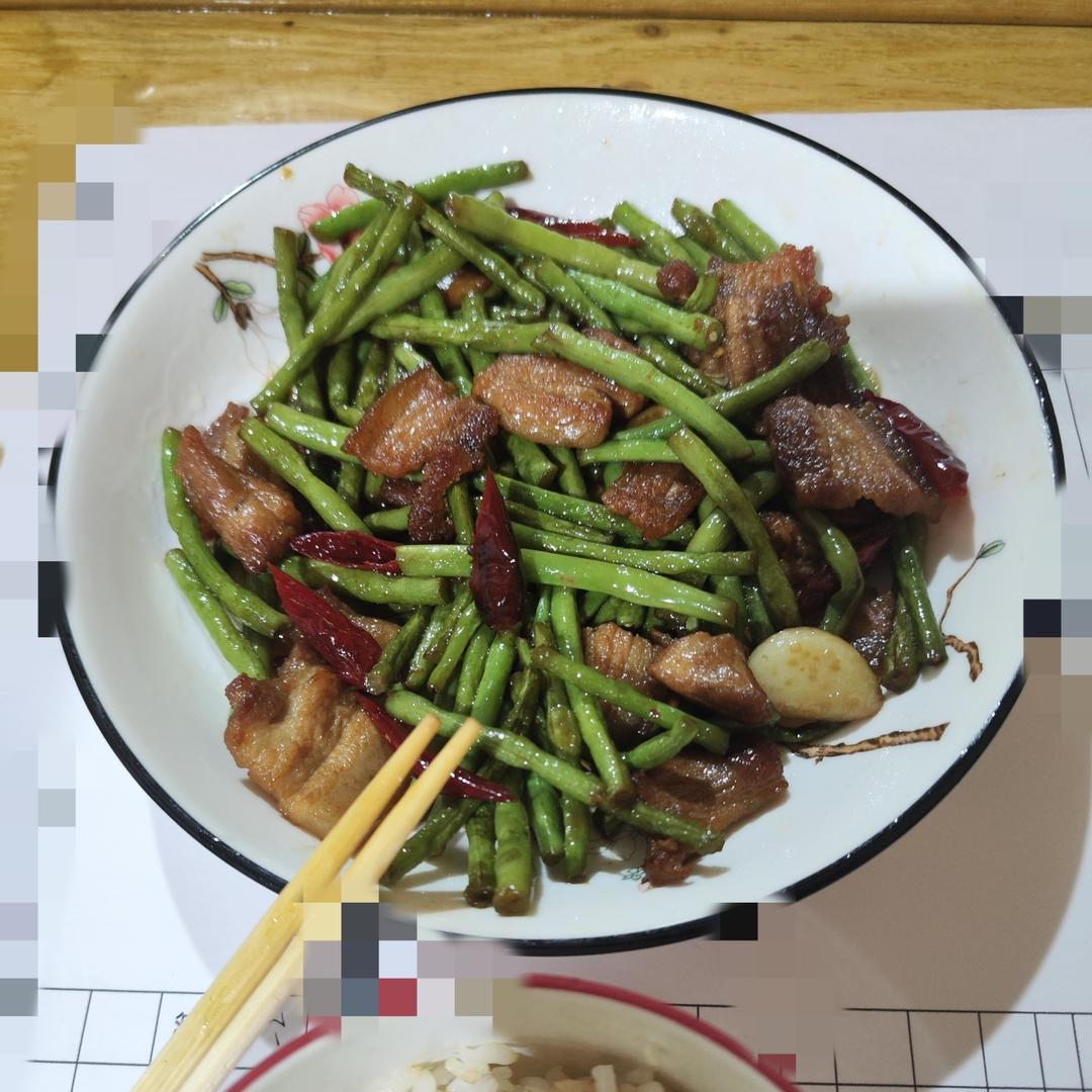 豇豆豆角炒肉肉