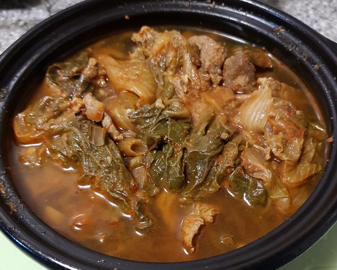 韩式牛肉白菜汤的做法