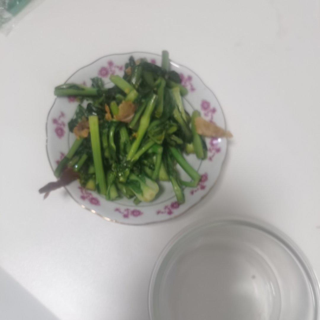 生炒绿菜苔