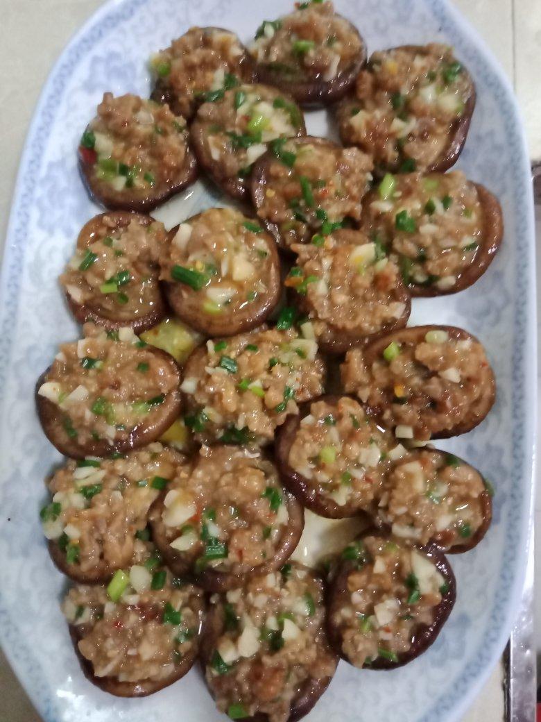 蒜蓉孜然烤香菇