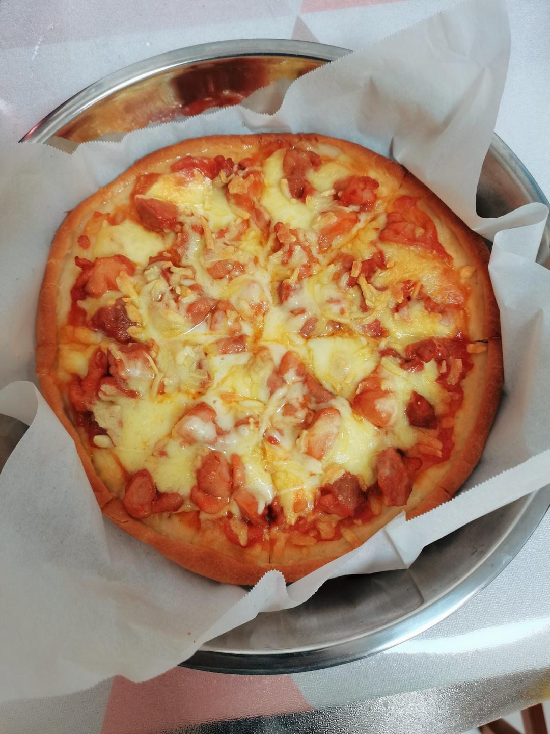 8寸披萨饼皮做法（🉑️厚🉑️薄，🉑️脆🉑️软）4张