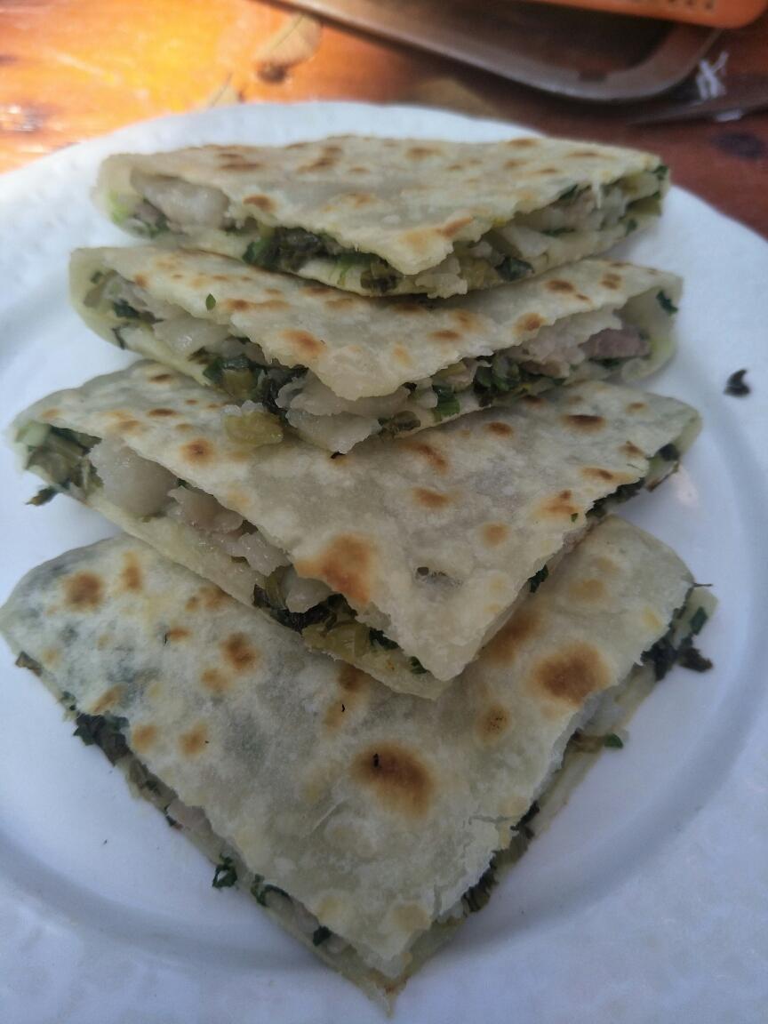 咸菜馅饼的做法
