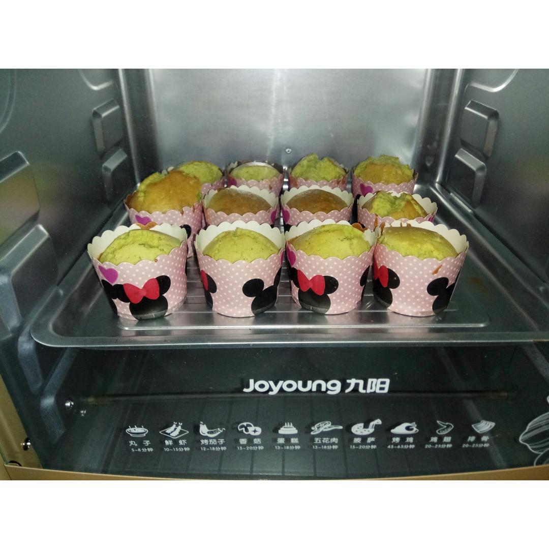 原味戚风纸杯蛋糕（烤箱做纸杯蛋糕）