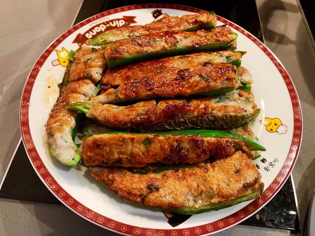虎皮尖椒酿肉