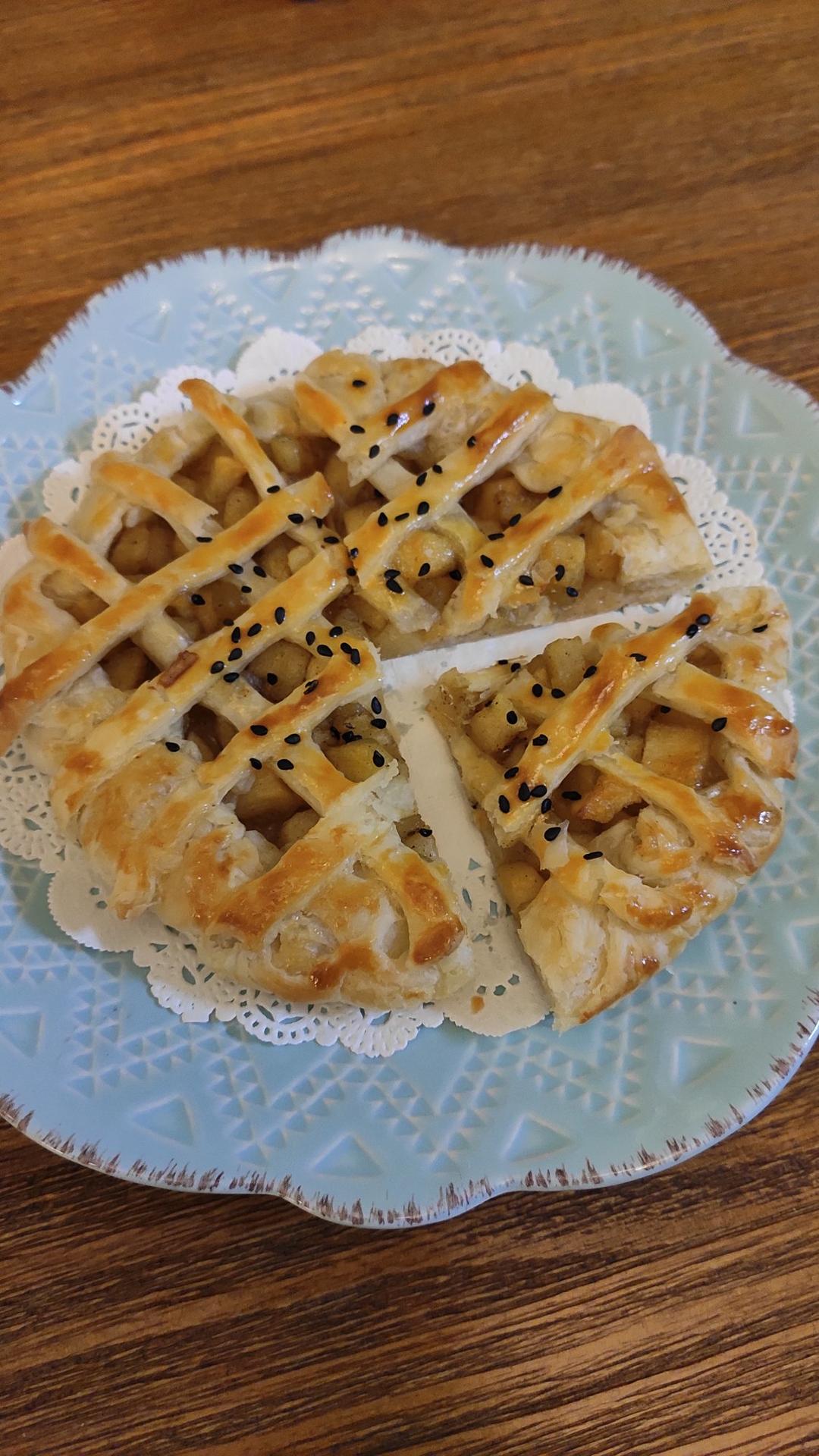 手抓饼版苹果派