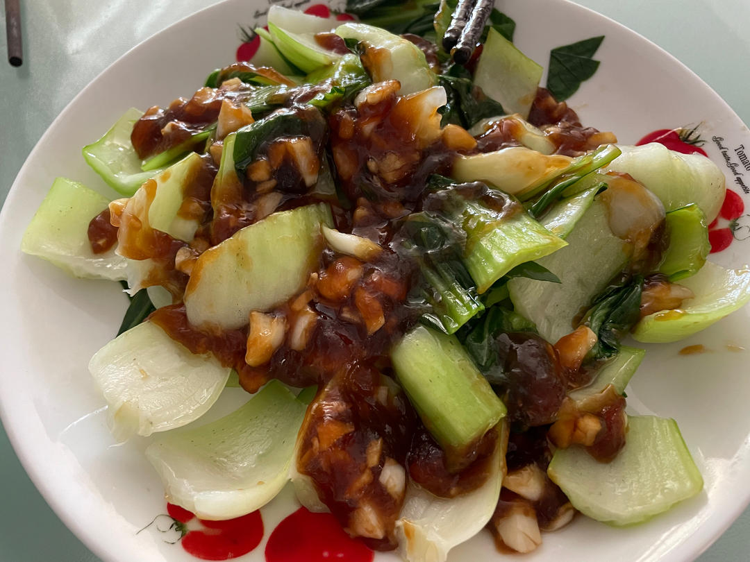 蒜蓉蚝油上海青（比清炒更好吃）