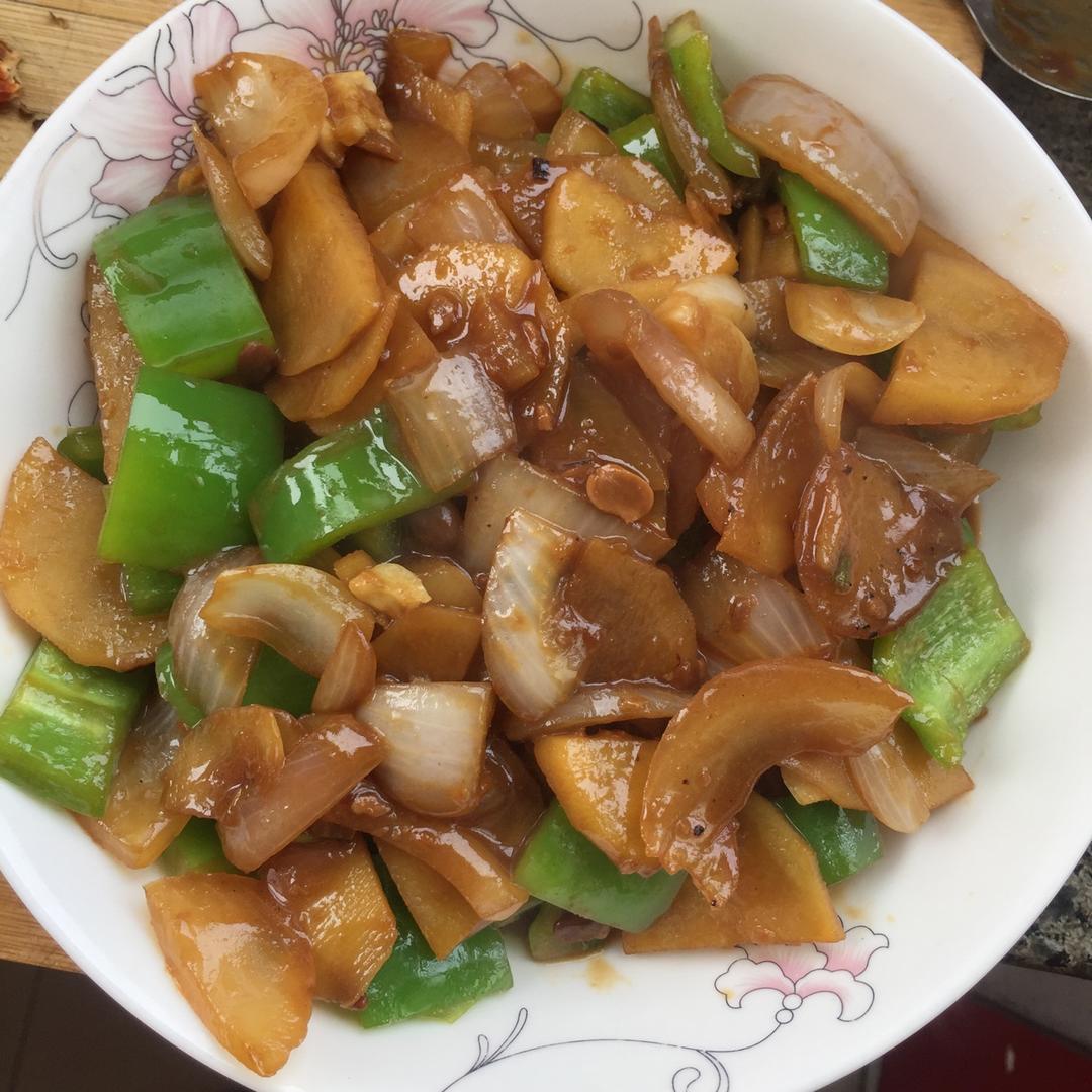 洋葱炒土豆