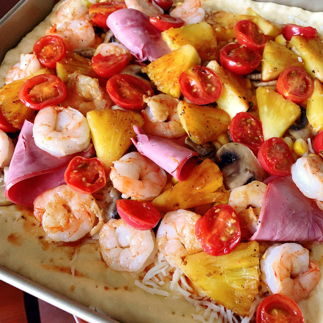 夏威夷菠萝火腿披萨