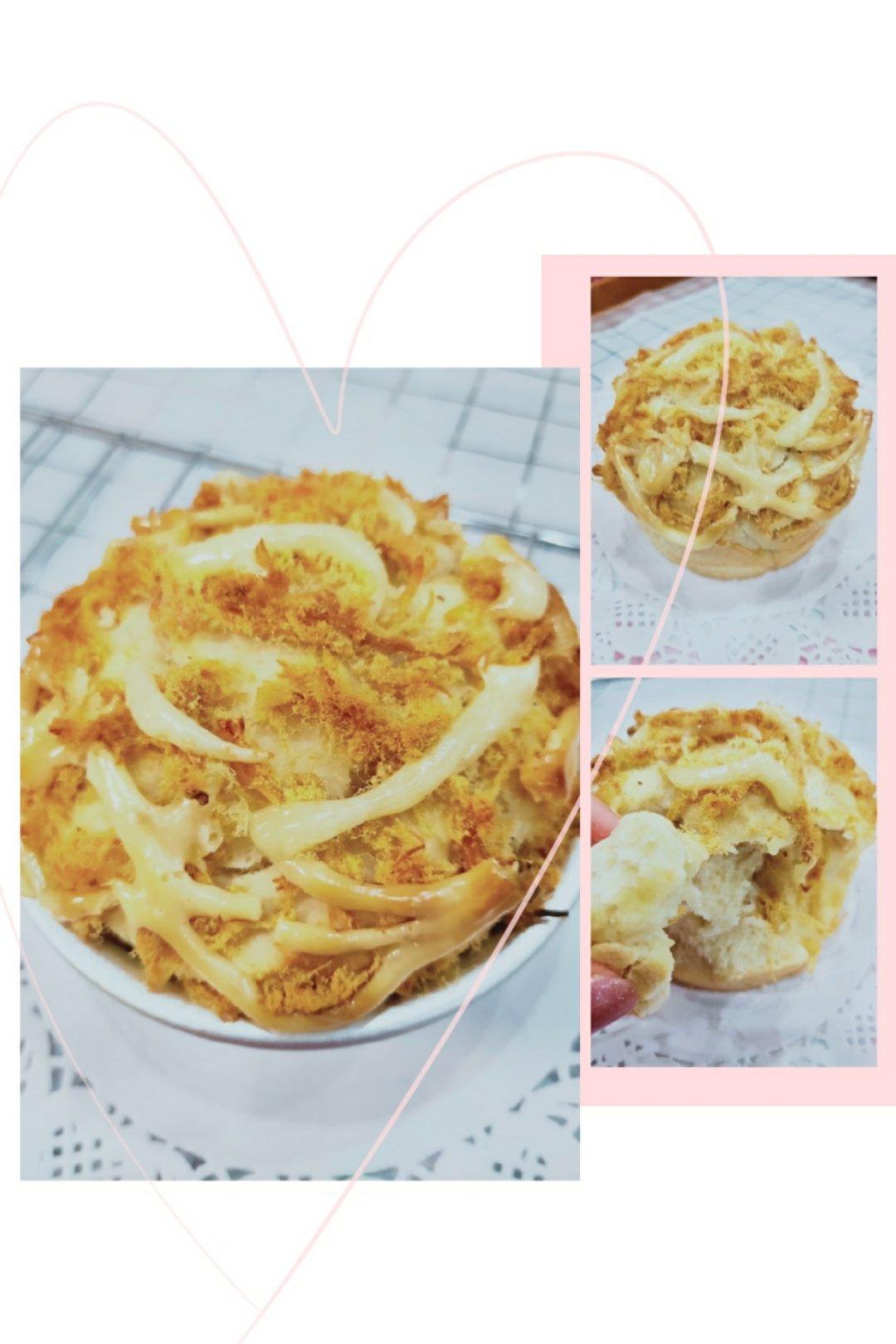 肉松手撕面包—超软会爆浆的面包哟