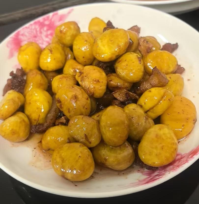 炒板栗米