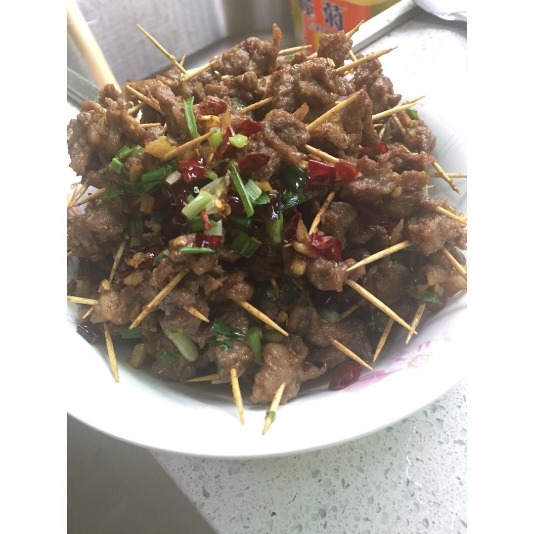 牙签牛肉 道地湖南味