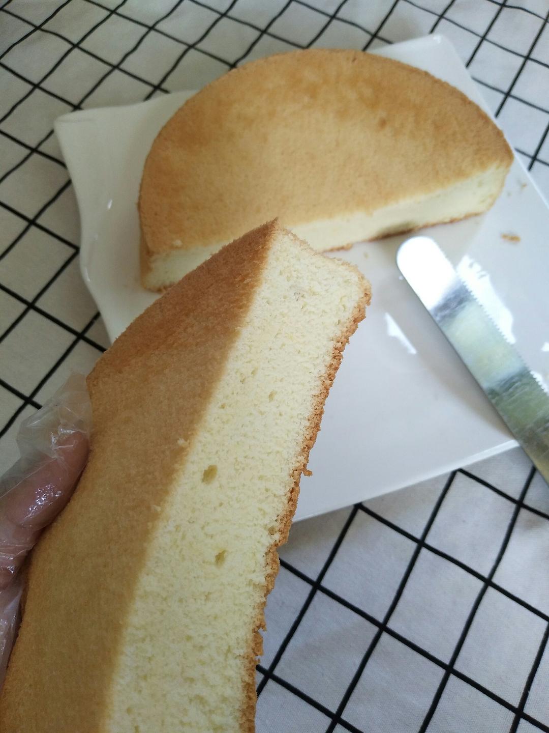 6寸戚风蛋糕（2蛋）