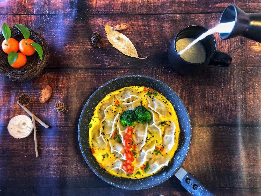 懒人快手抱蛋煎饺