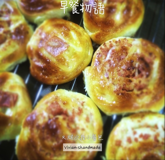 肉松火腿面包
