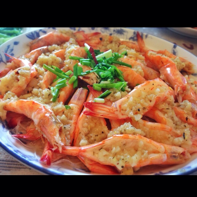 蒜蓉粉丝蒸虾