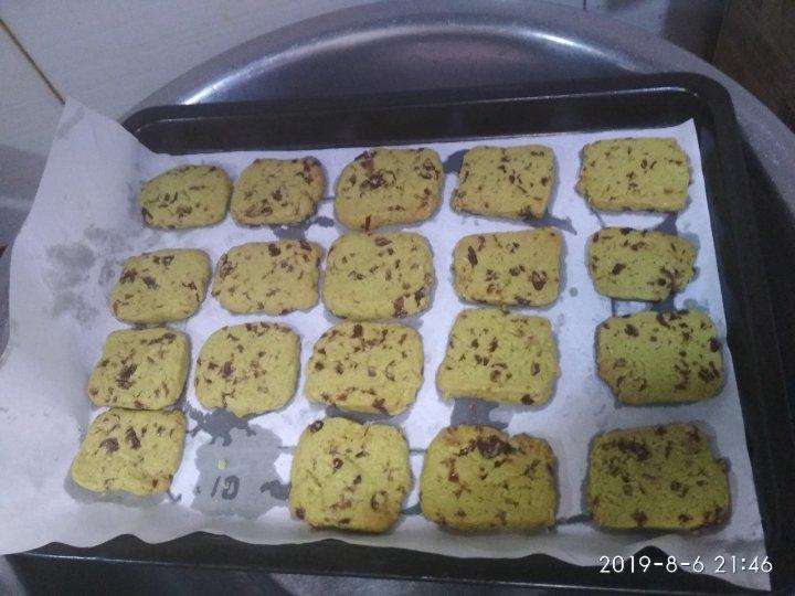 低糖少油版蔓越莓饼干