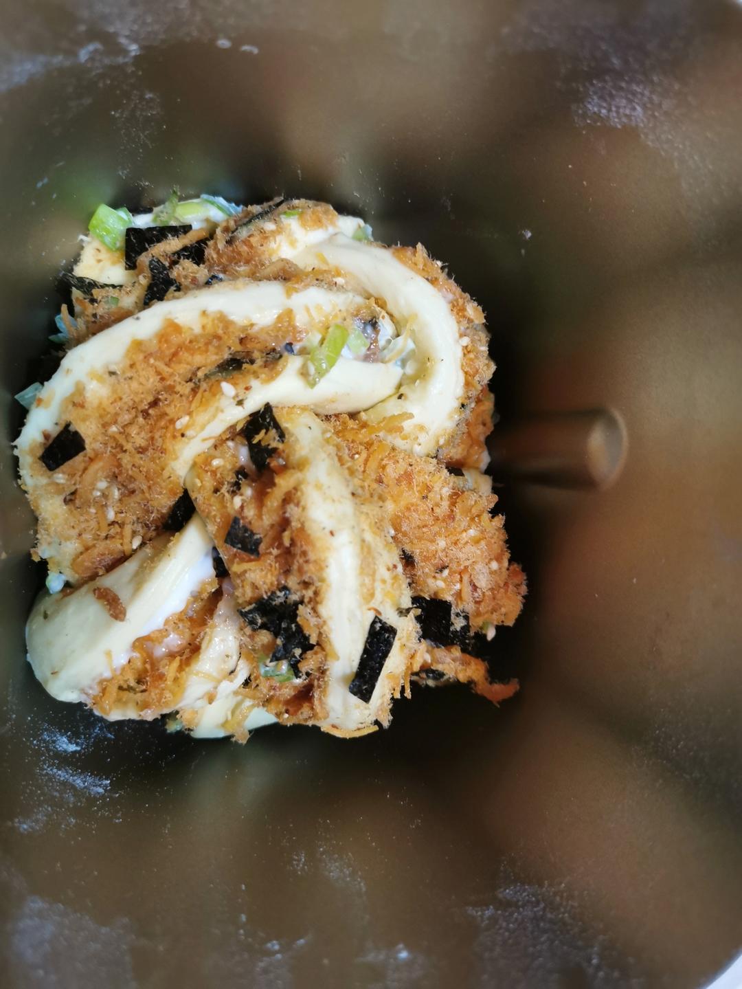肉松香葱吐司（四种整形手法）
