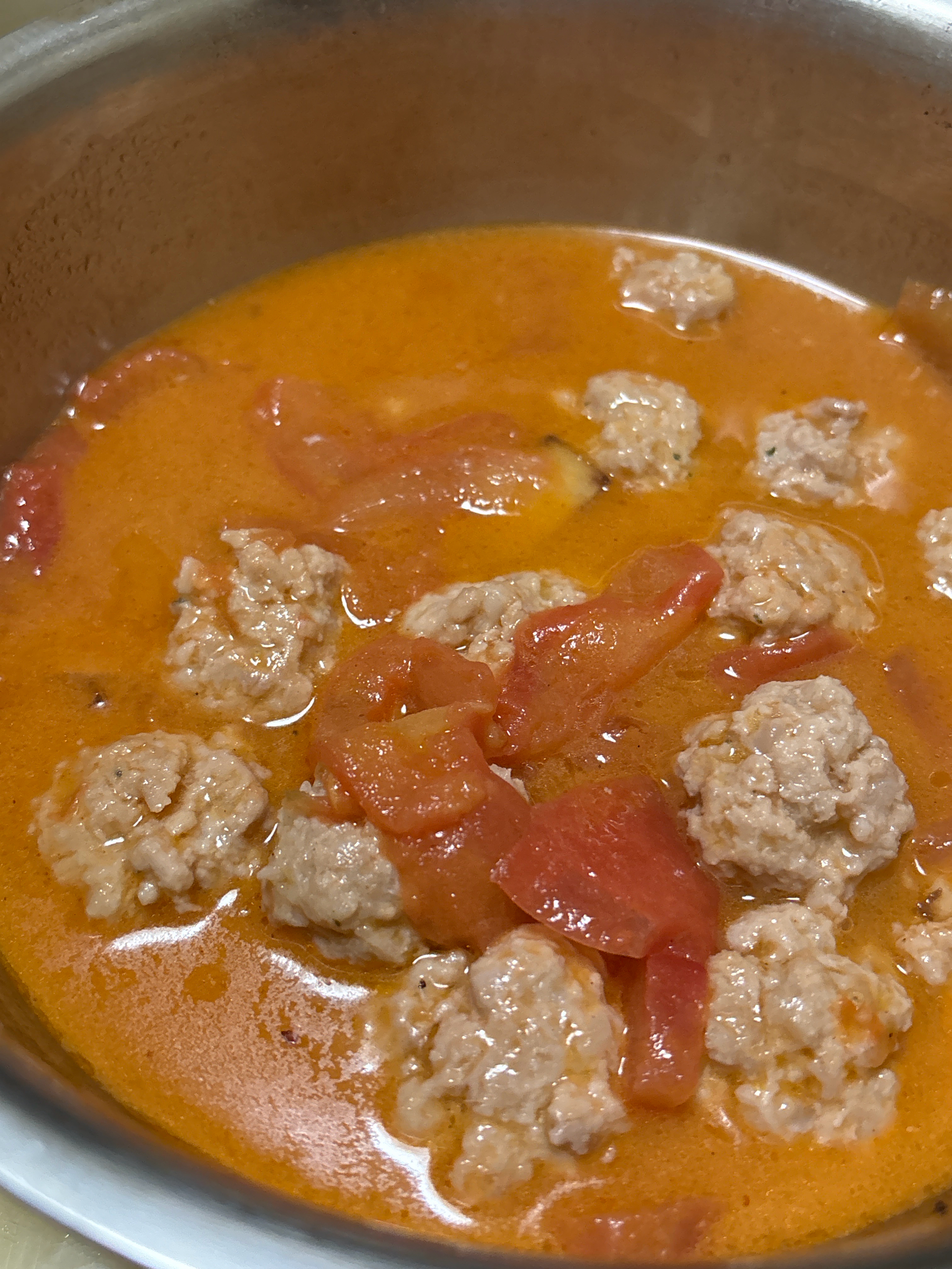 巨好喝的番茄圆子汤