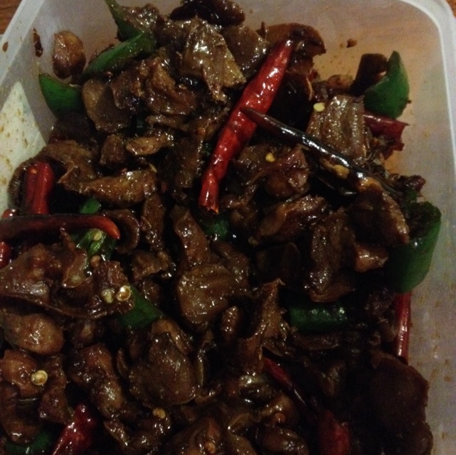 小米椒爆鸡胗