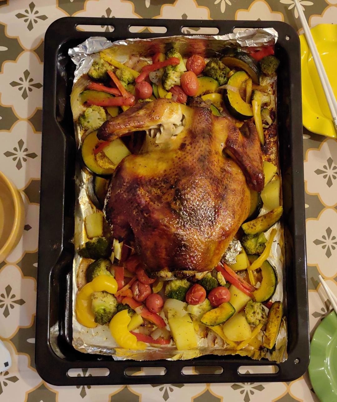 一口爆汁〰️苹果蜜汁烤鸡🍗春节聚餐必备‼️