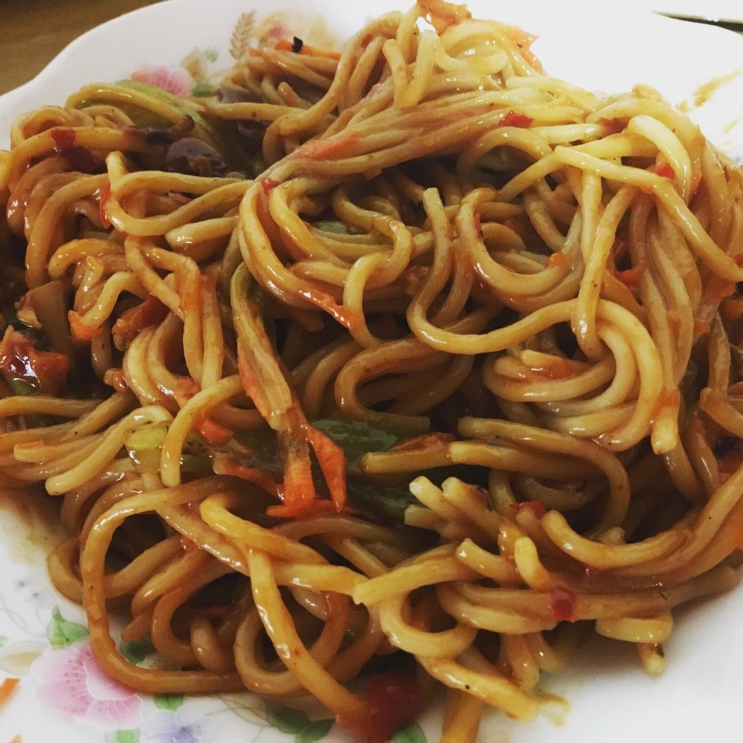 香辣凉拌面