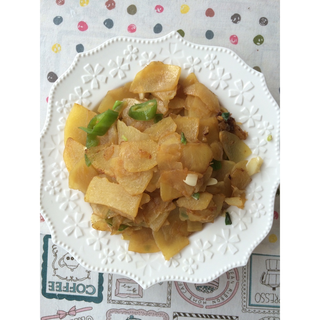 家常炒土豆片
