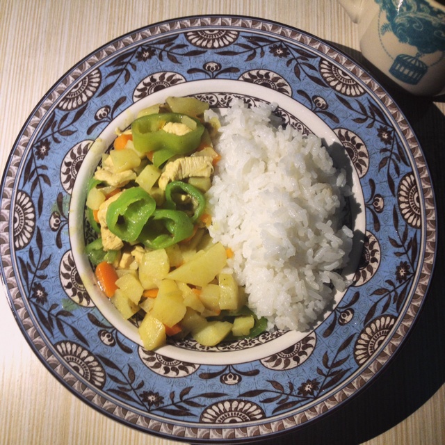 美味咖喱鸡饭