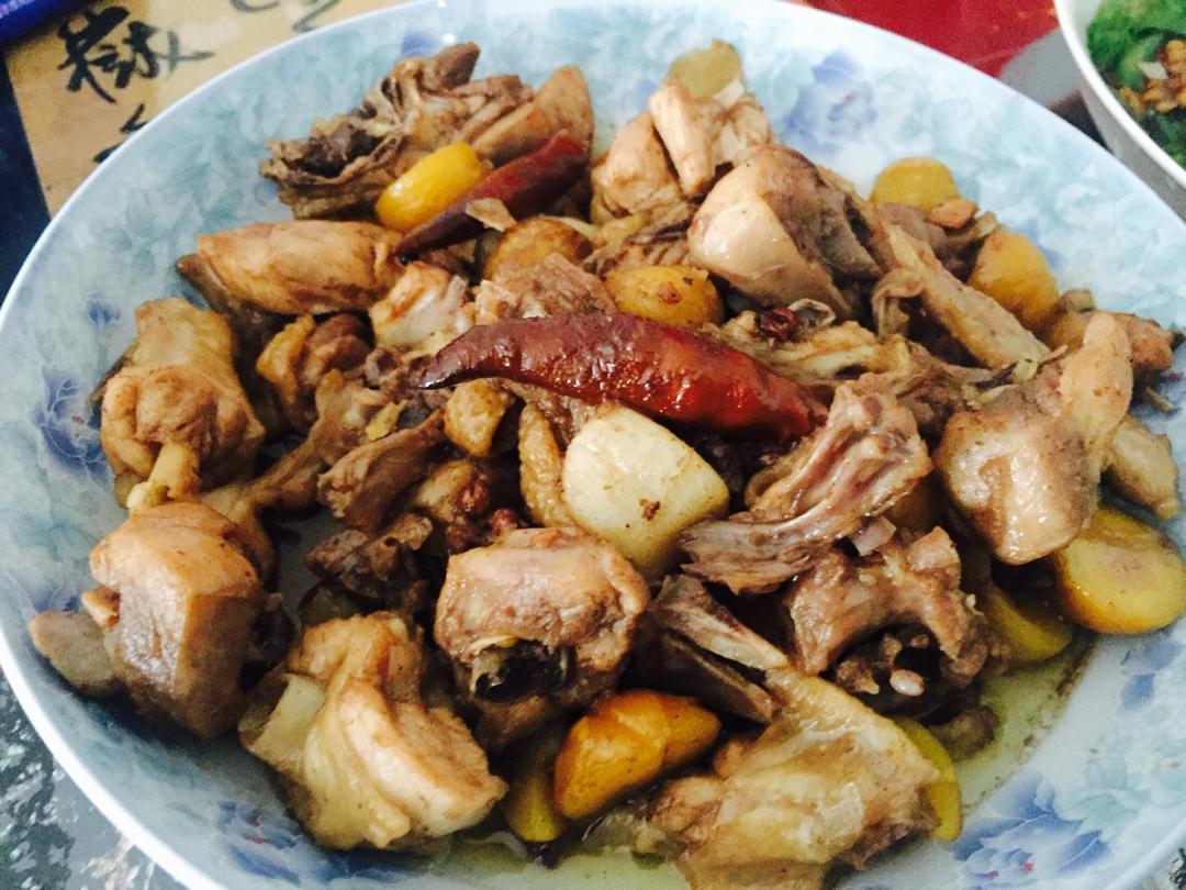 板栗烧鸡