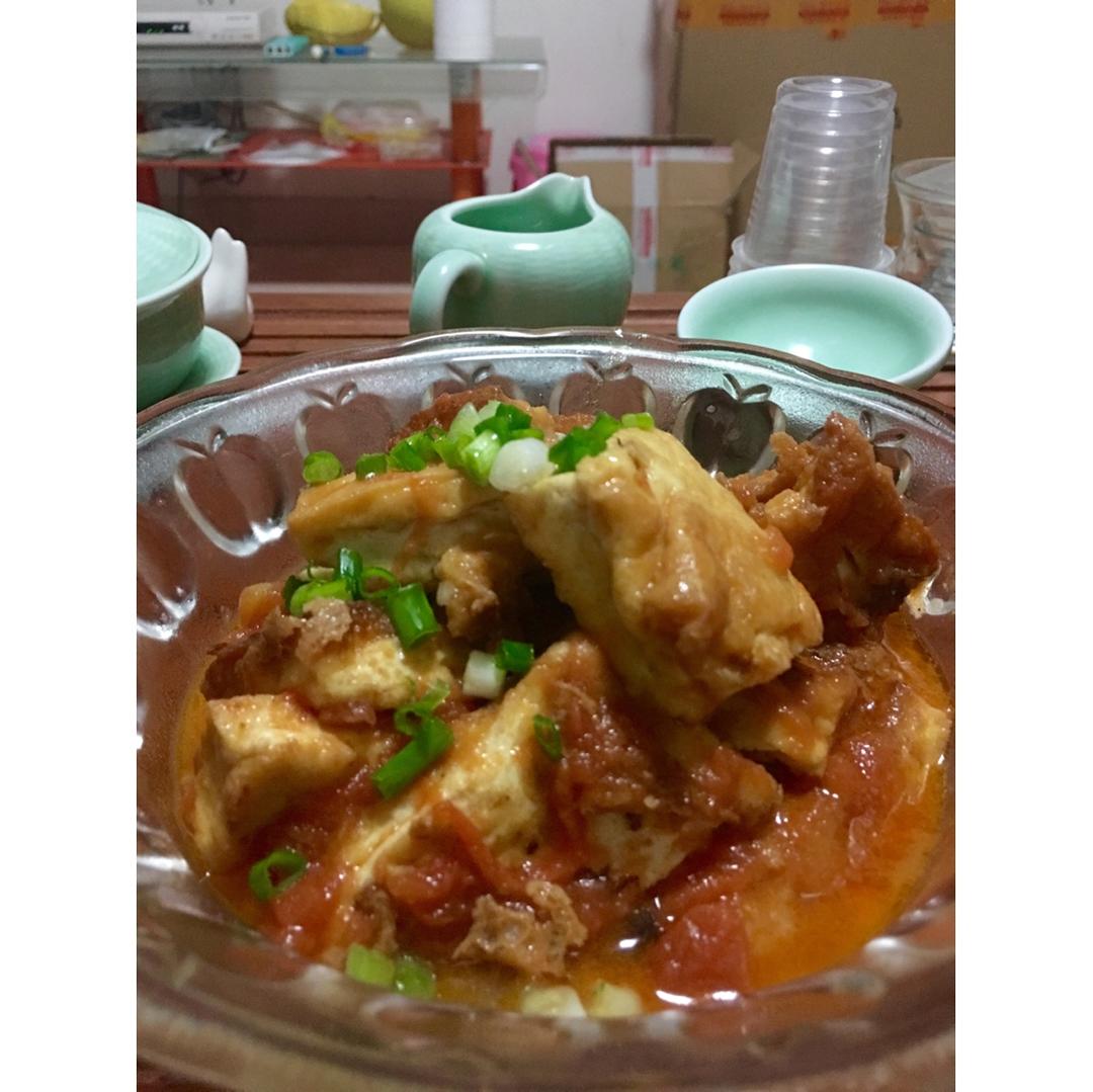 西红柿烧豆腐