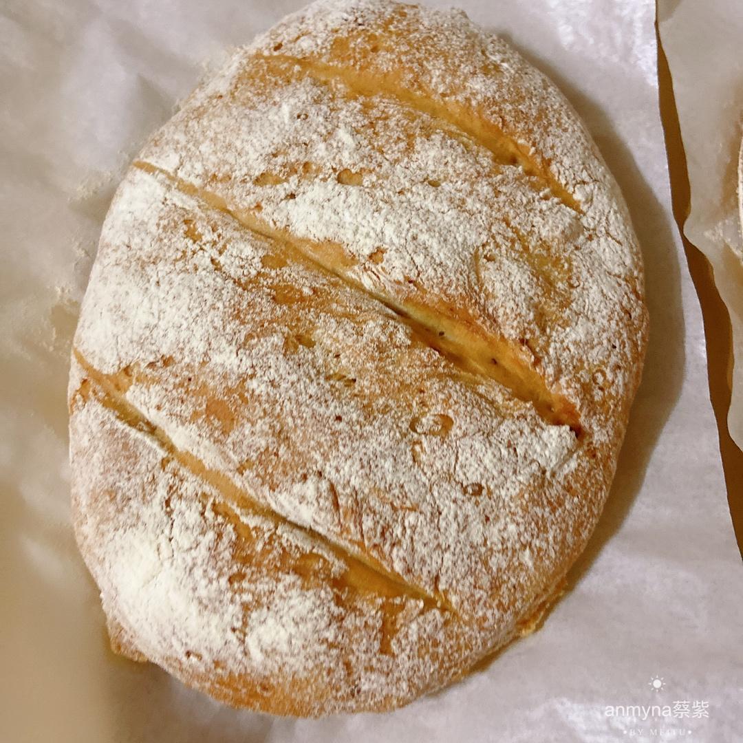 无油无糖无需手套膜的低脂全麦面包