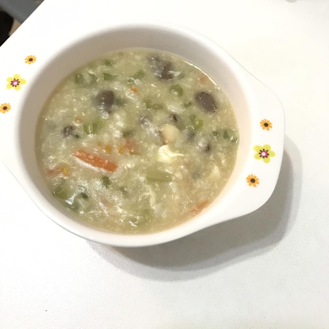 超简单宿舍牛肉芹菜粥