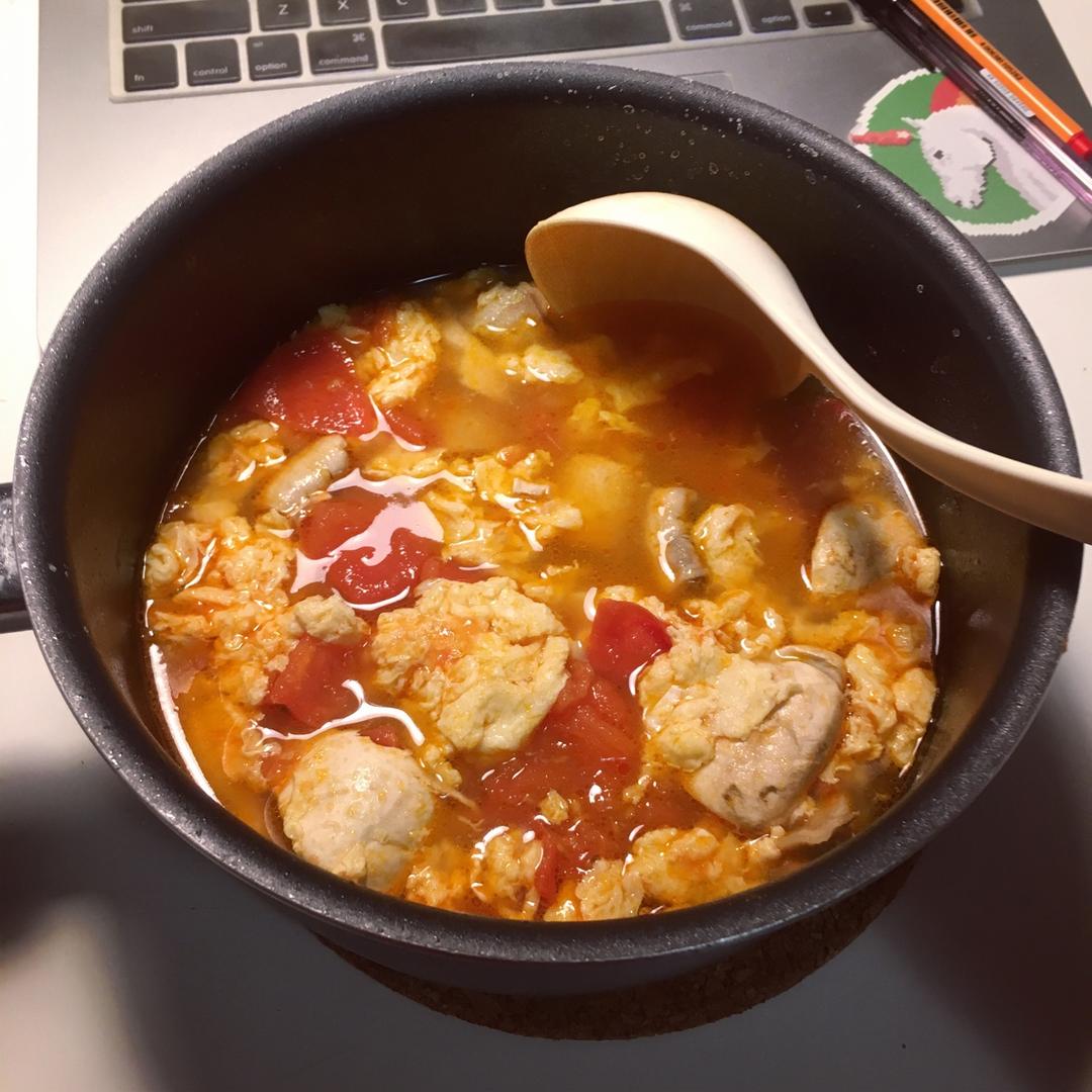 好喝到爆的西红柿鸡蛋汤