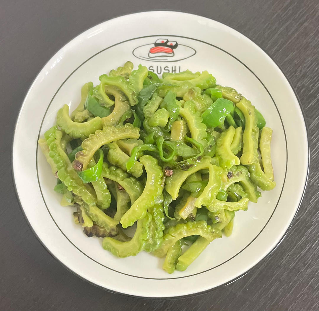 家传干煸苦瓜