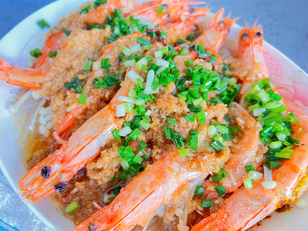 蒜蓉粉丝蒸虾