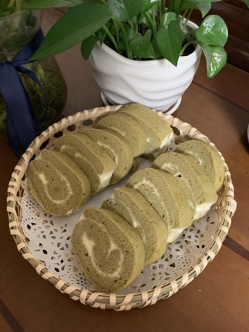 烫面抹茶蛋糕卷（卷不易裂）