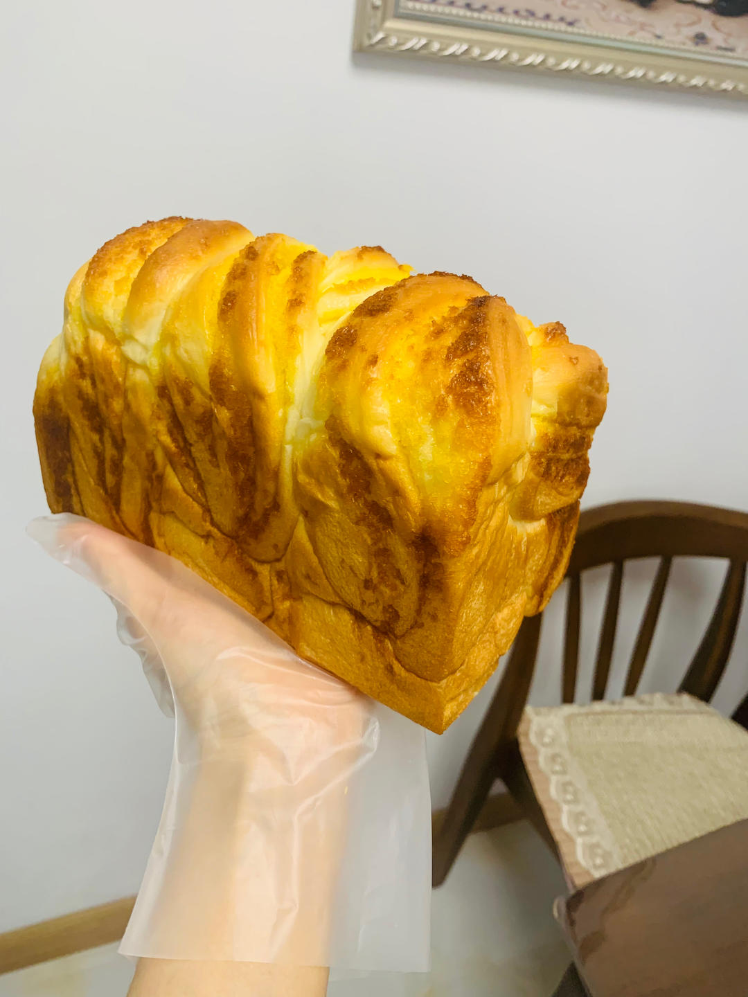 椰蓉满满吐司！幸福的味道。