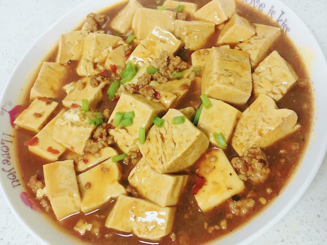 红烧肉末豆腐