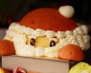 烟囱上的圣诞老人雪纺蛋糕（切开蛋糕内藏惊喜）【北鼎烤箱食谱】的做法 步骤31