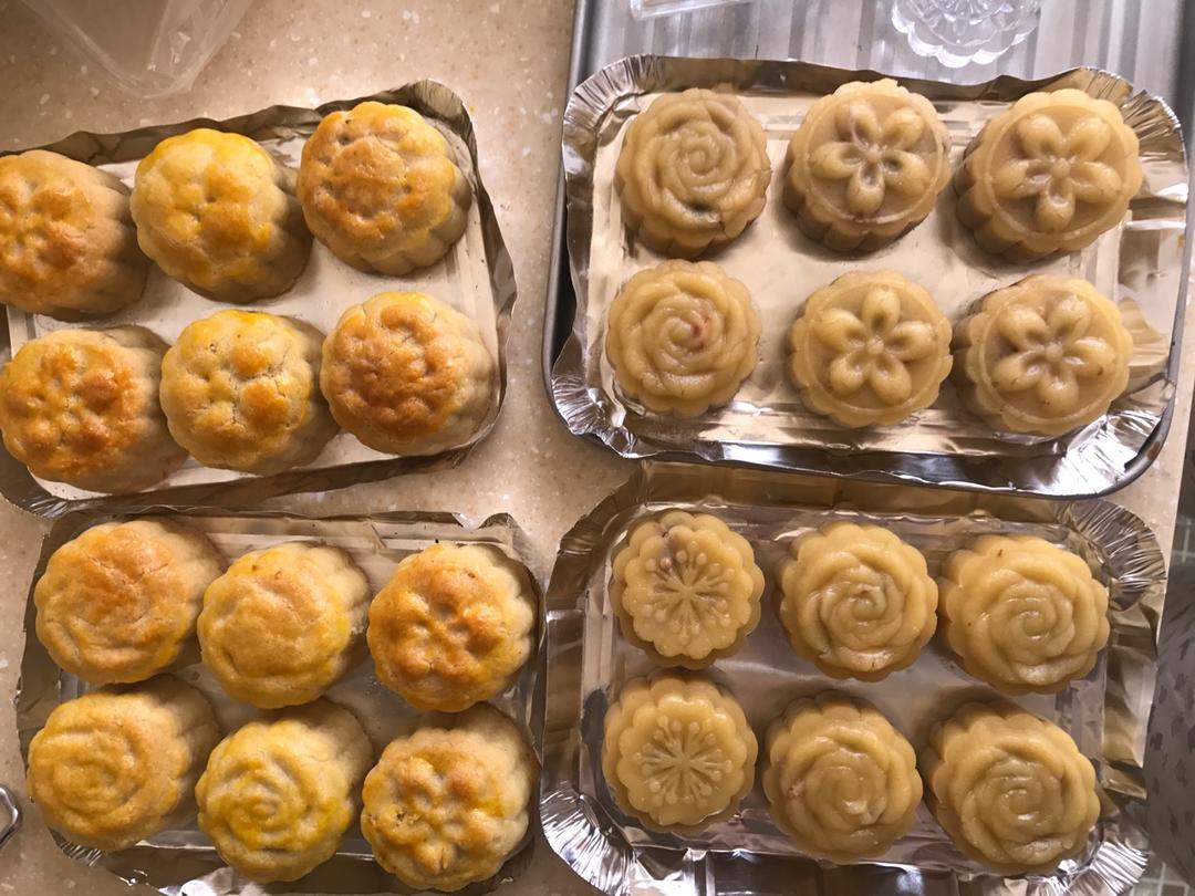 五仁月饼～不用转化糖浆的版本