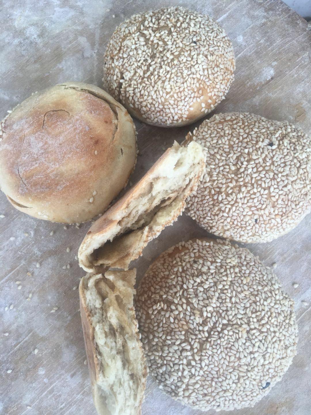 老北京五香麻酱烧饼