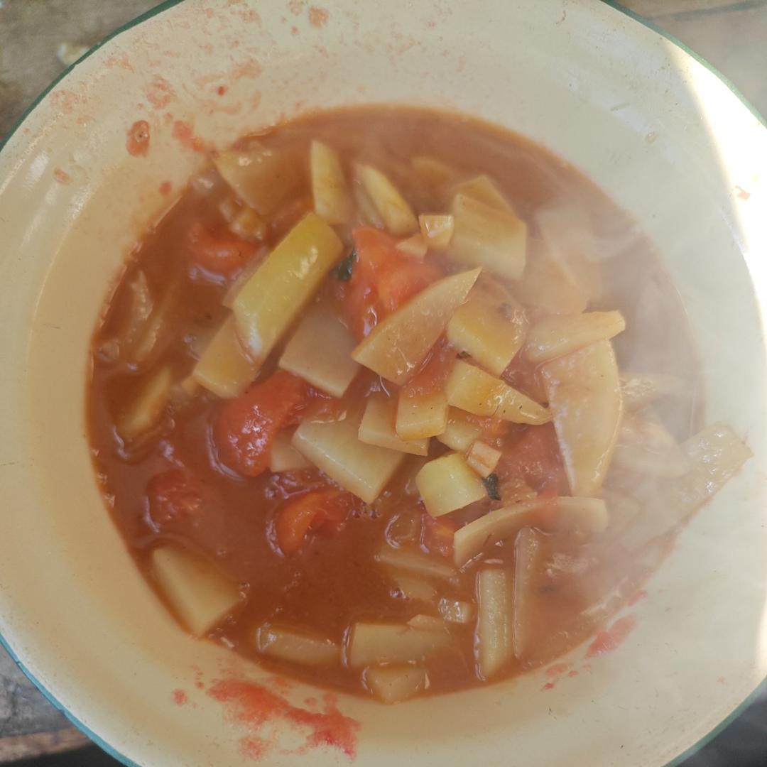 青椒番茄土豆片
