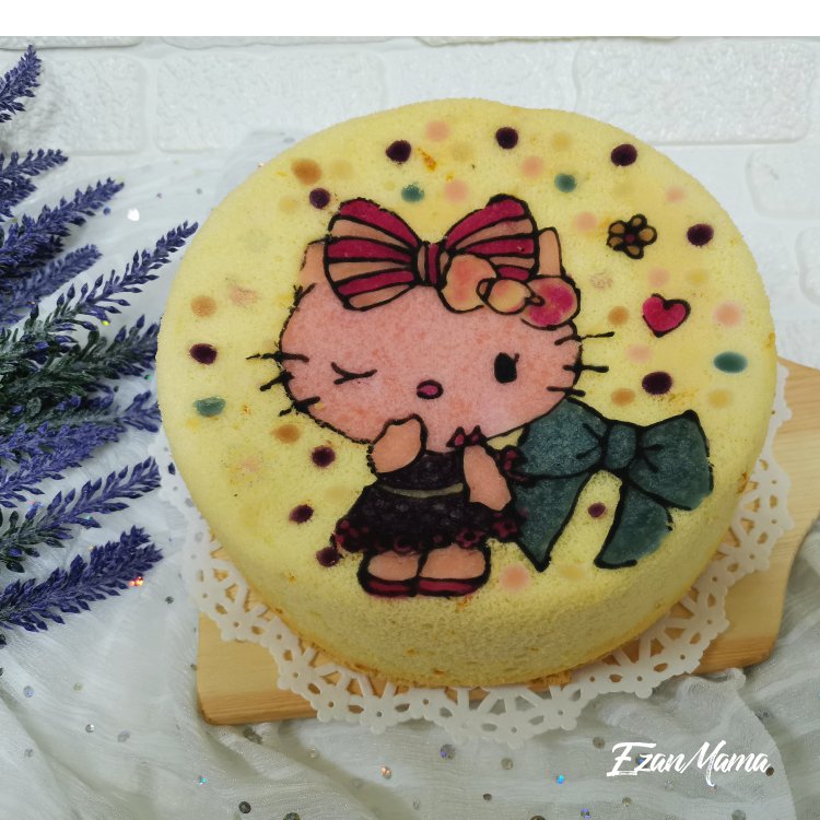 爆可爱的彩绘戚风蛋糕 让你每一次的戚风蛋糕都让人惊叹连连！！超详细教程！！