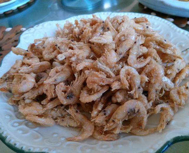 油炸小海虾的做法