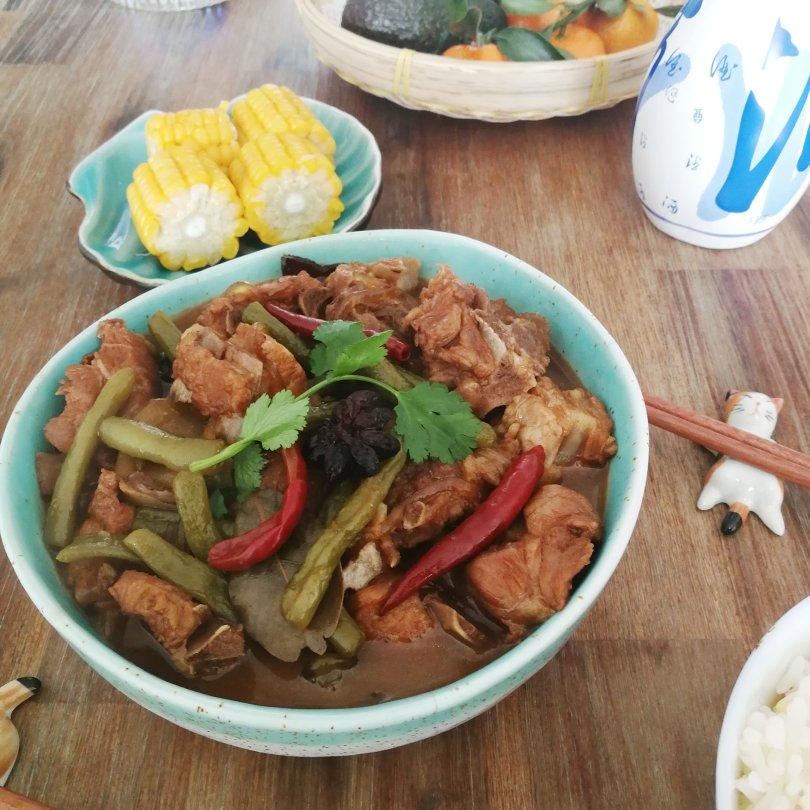 排骨炖豆角