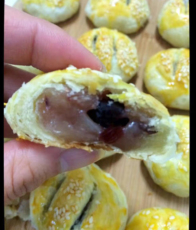 老婆饼 蔓越莓糯米馅 黄油版