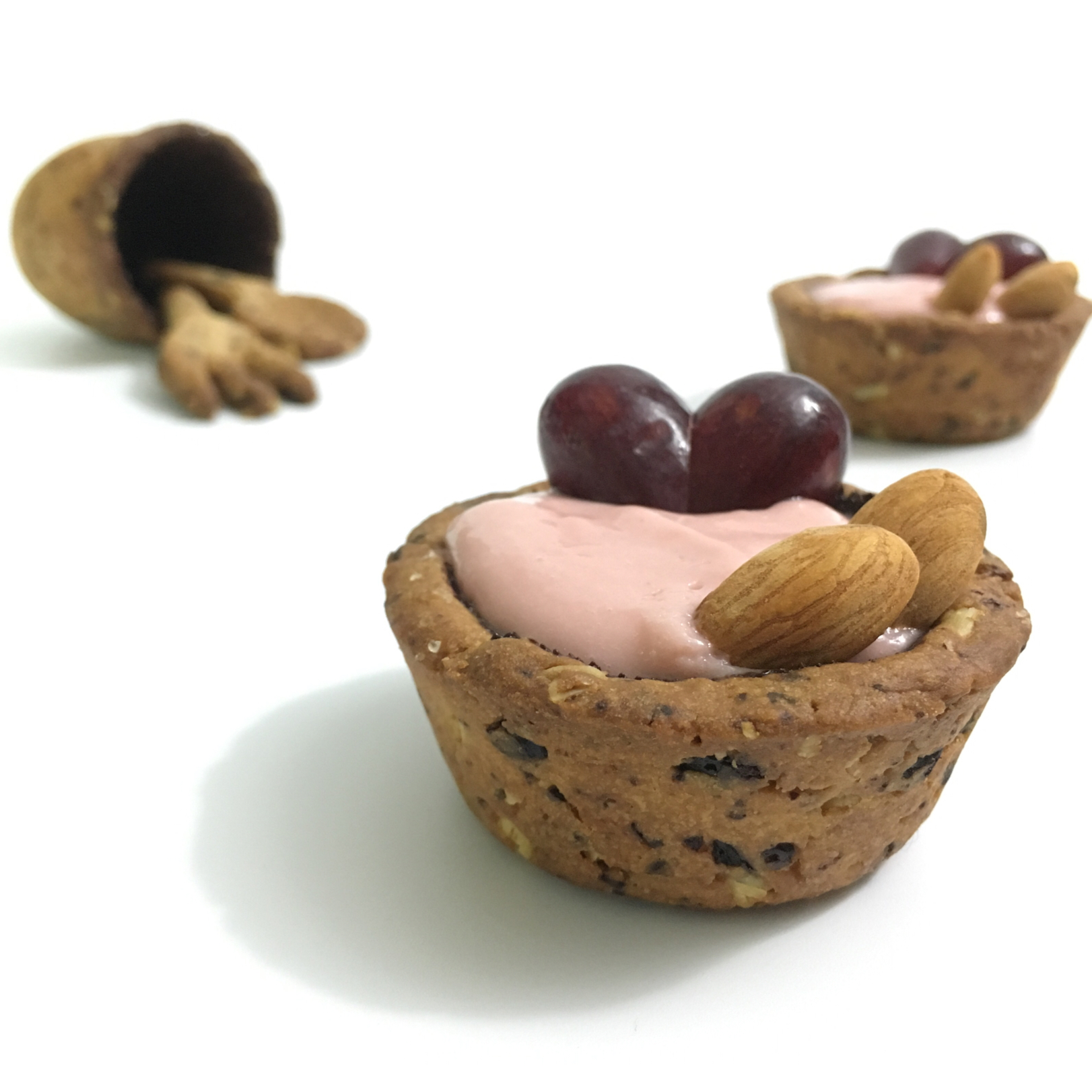 【视频食谱】巧克力燕麦曲奇杯