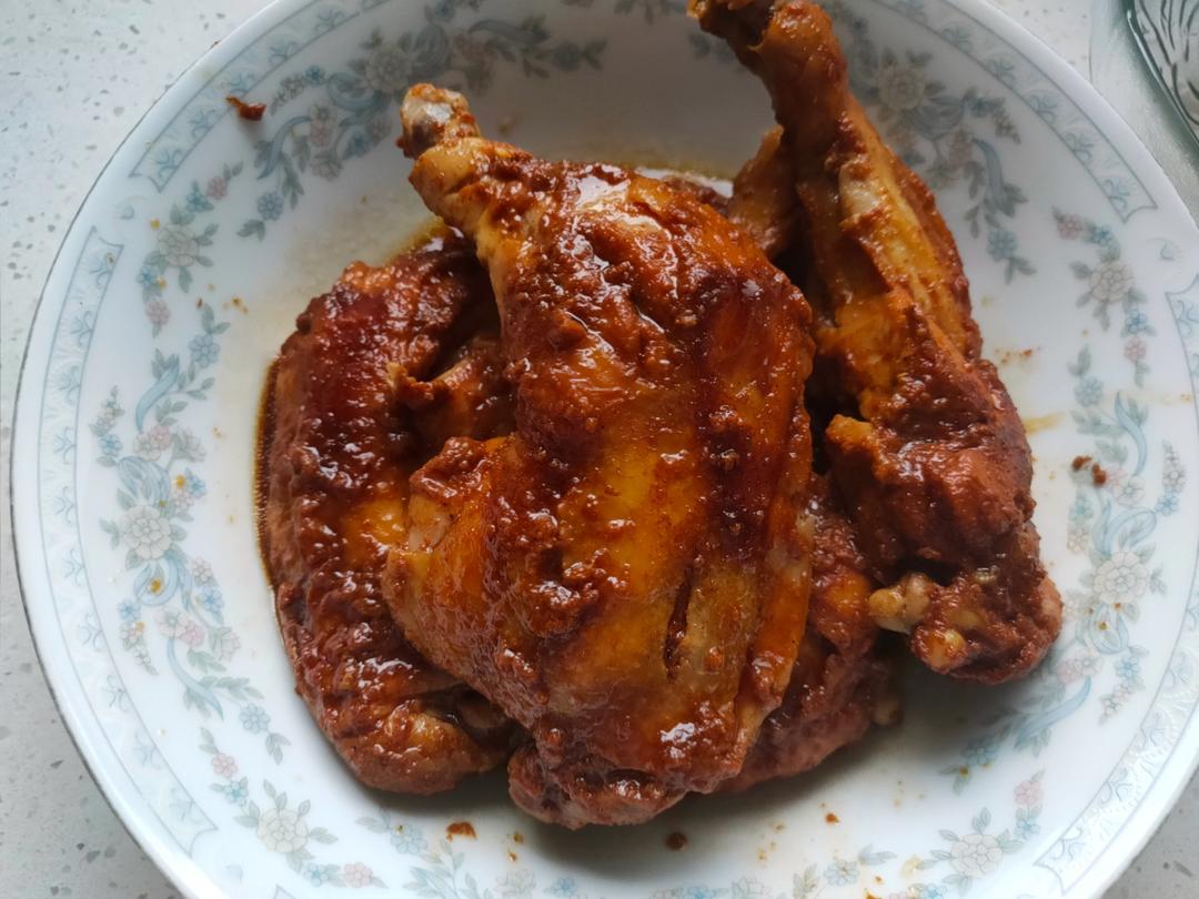 只需电饭煲的奥尔良鸡腿