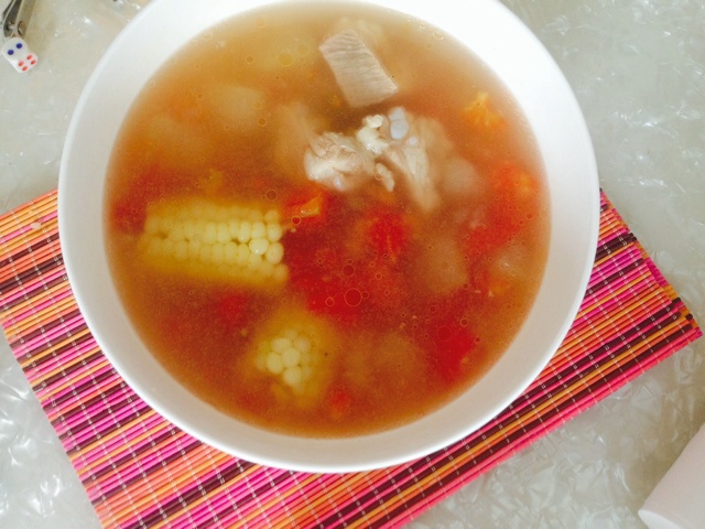 冬瓜排骨玉米汤