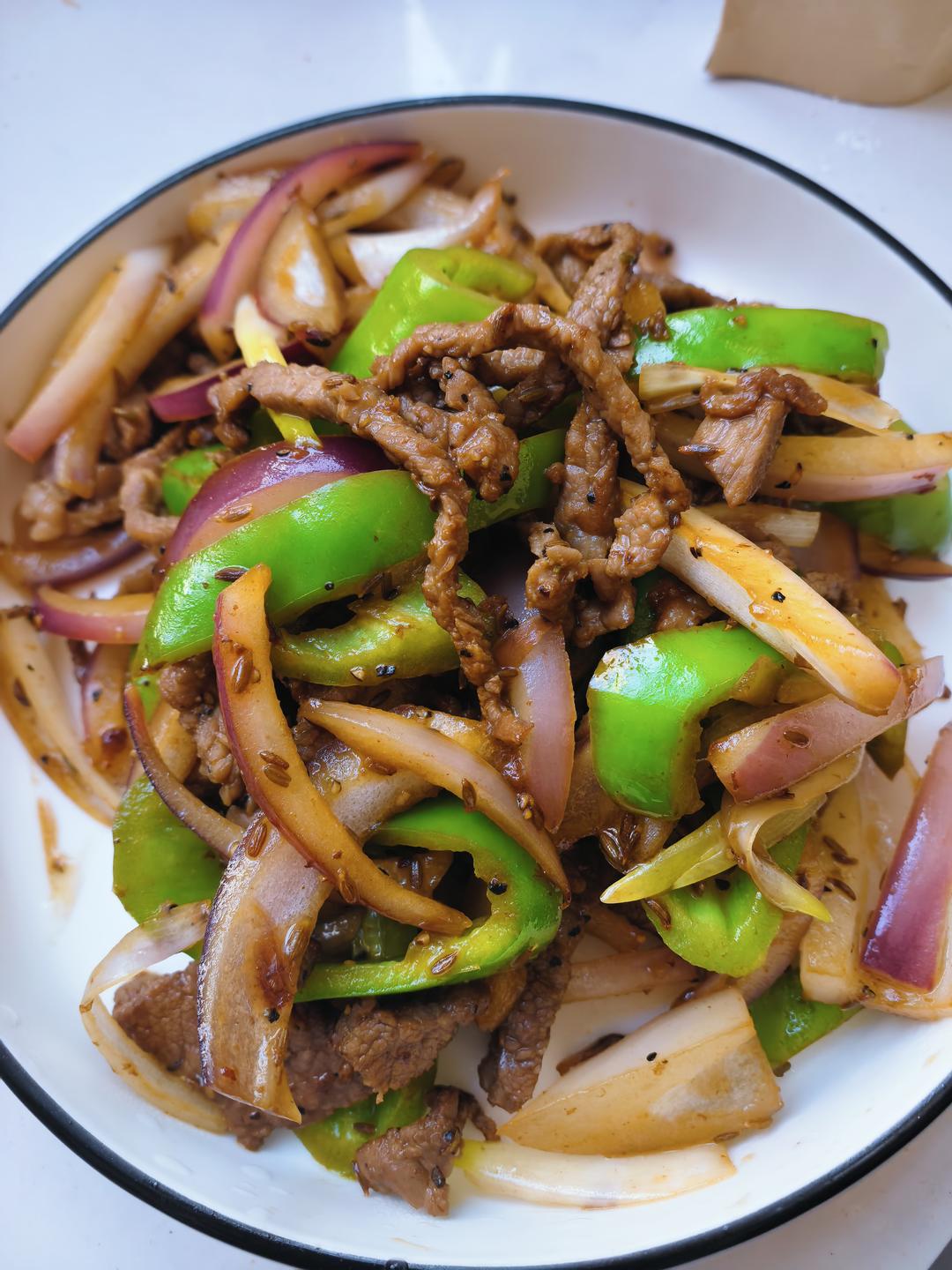 孜然牛肉（低卡减脂）