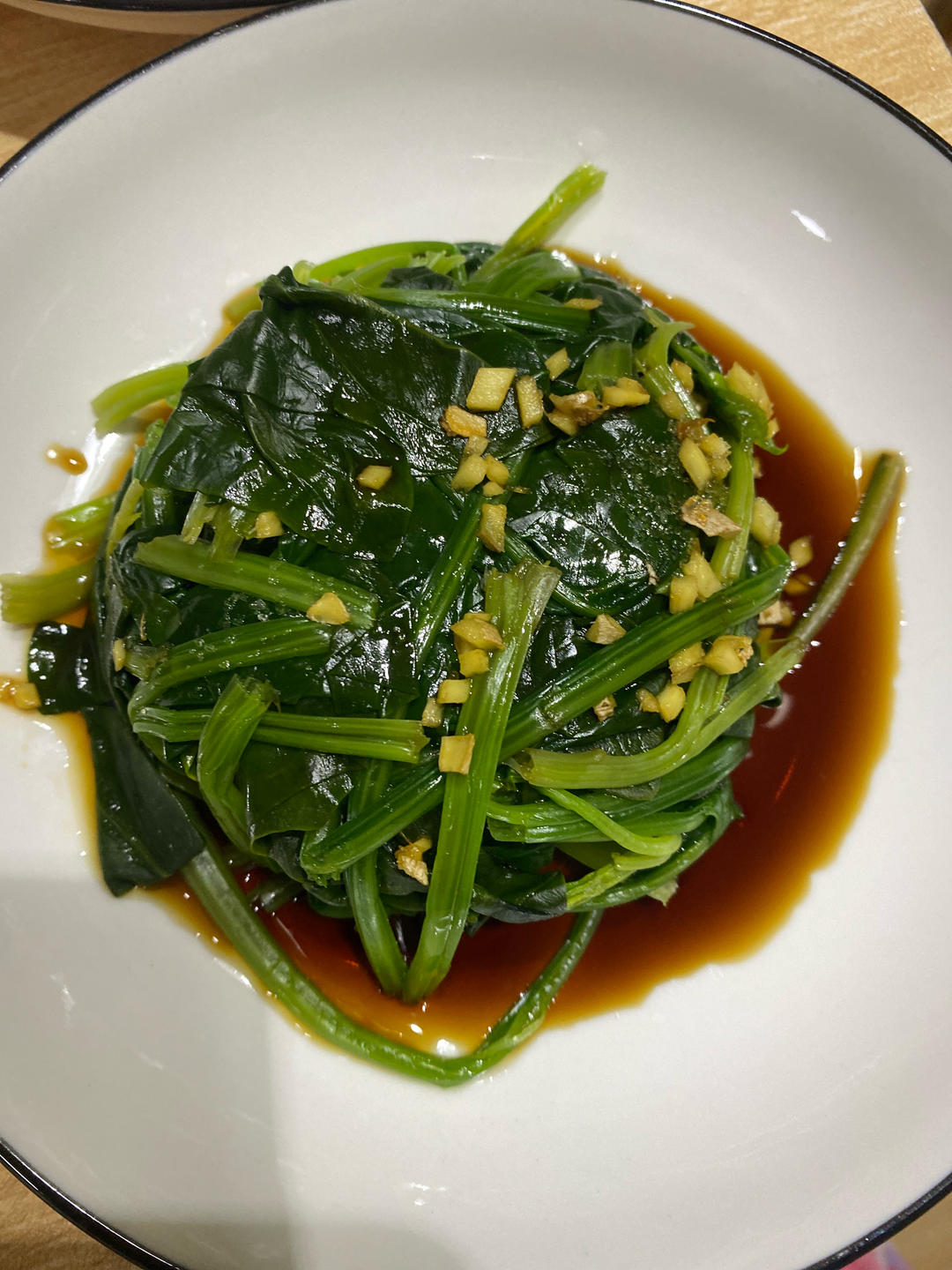 姜汁菠菜